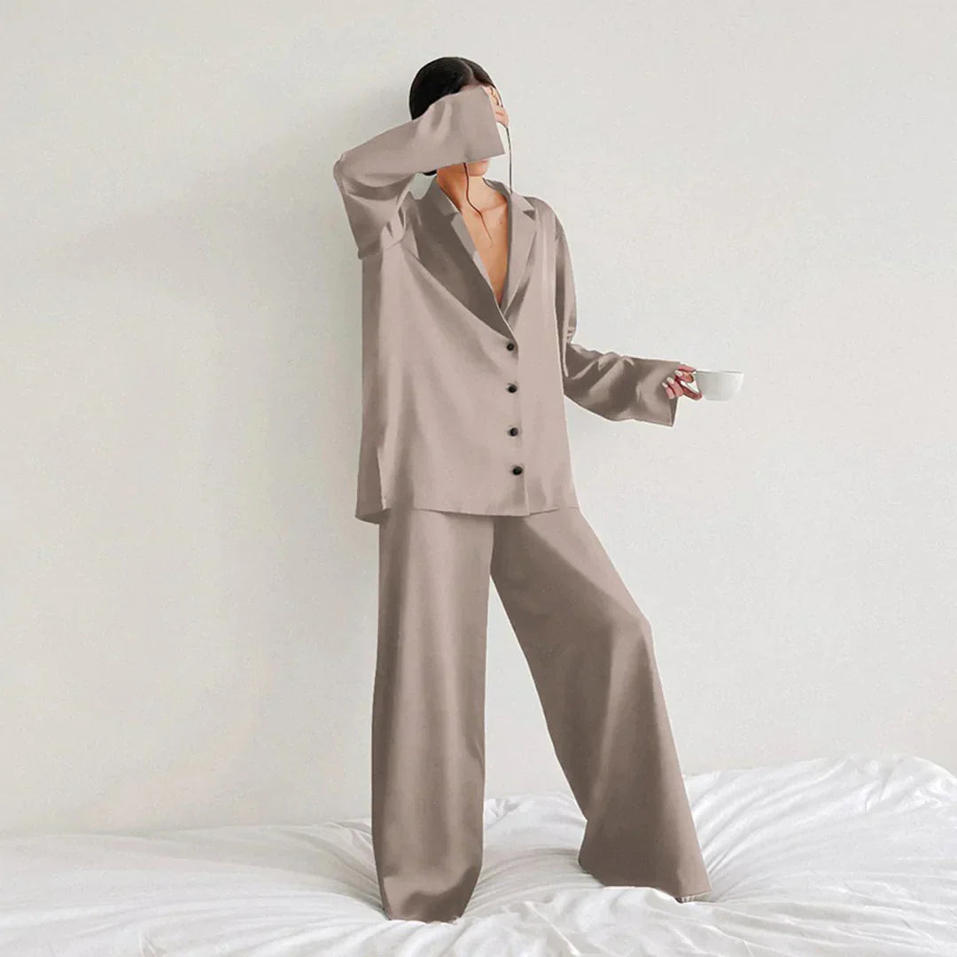 Sahari - Set pigiama da donna | ipoallergenico, satin, lussuoso
