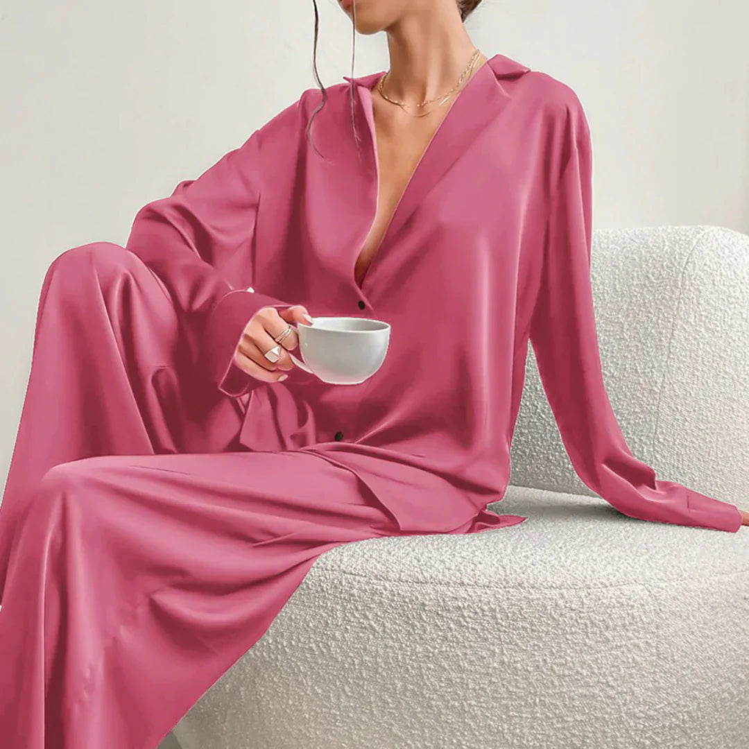 Sahari - Set pigiama da donna | ipoallergenico, satin, lussuoso
