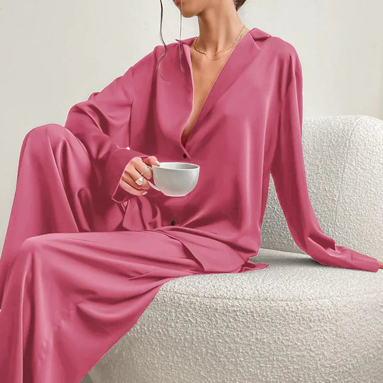 Sahari - Set pigiama da donna | ipoallergenico, satin, lussuoso