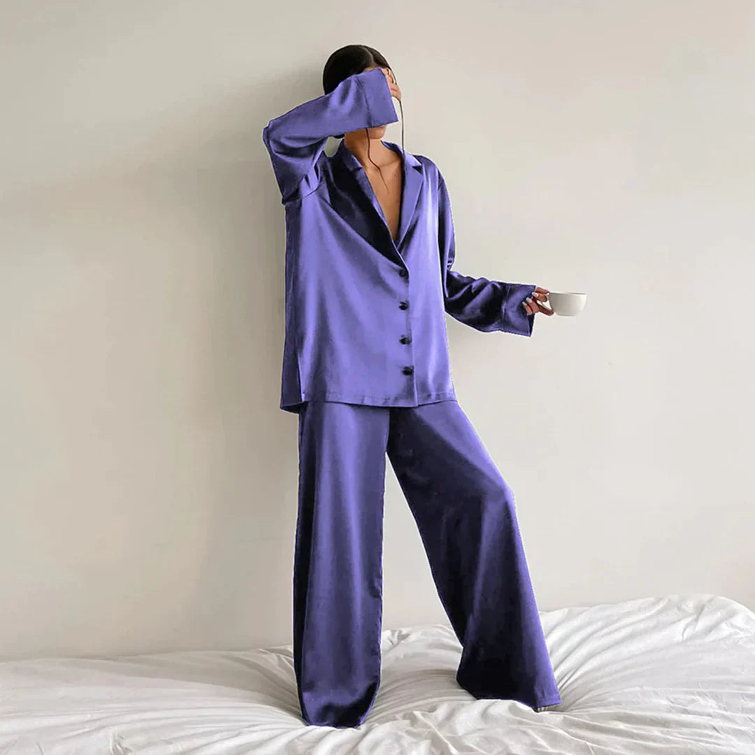 Sahari - Set pigiama da donna | ipoallergenico, satin, lussuoso