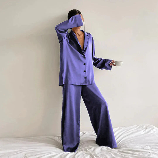 Sahari - Set pigiama da donna | ipoallergenico, satin, lussuoso