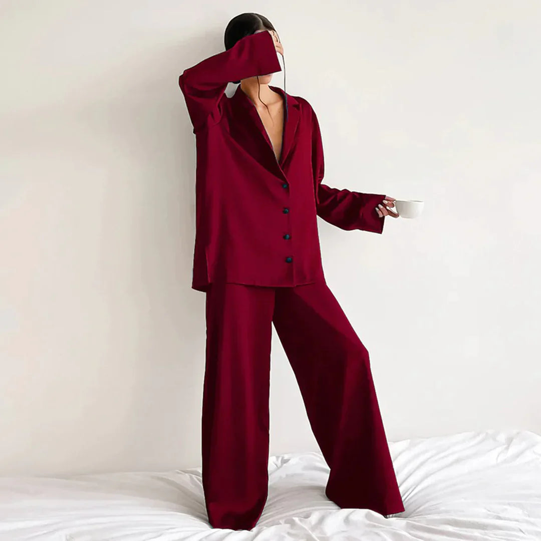 Sahari - Set pigiama da donna | ipoallergenico, satin, lussuoso