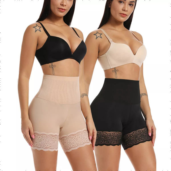 Sahari - Damen Shaping Slip | Hohe Taille, Nahtlos, Push-Up Effekt