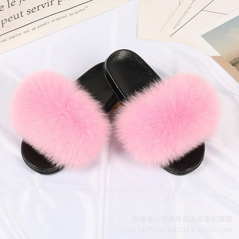 Sahari - Damen Slipper | Fluffy, Komfortabel, Gummi