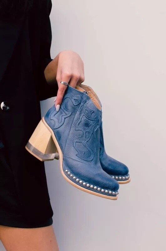 Sahari - Damen Stiefel | Trendy Cowboydesign, Hochwertige Qualität