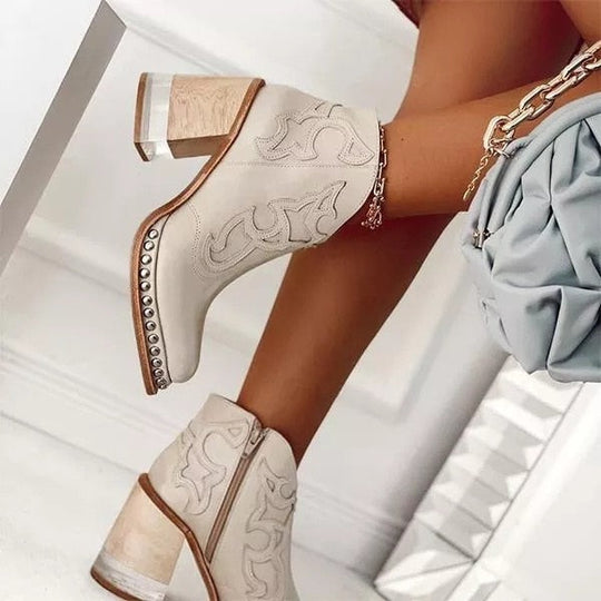 Sahari - Damen Stiefel | Trendy Cowboydesign, Hochwertige Qualität
