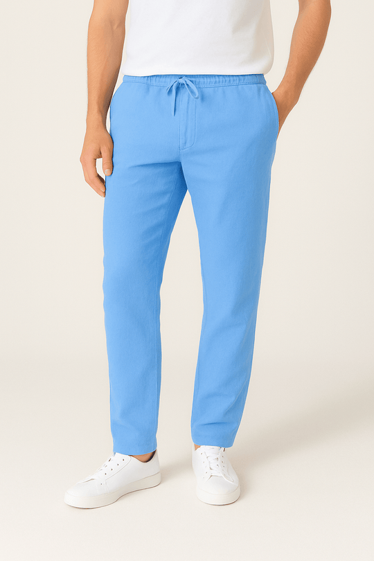 Sahari - Herren Stoffhose | Atmungsaktiv, Elastischer Bund, Lässiger Schnitt