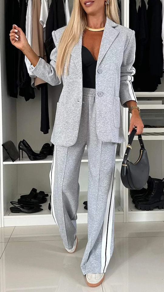 Sahari - Damen Trainingsanzug | Elegante Blazer-Optik, Bequeme Passform, Atmungsaktiv