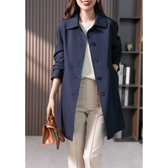 Sahari - Damen Trenchcoat | Wasserdicht, Klassisch, Mittlere Länge