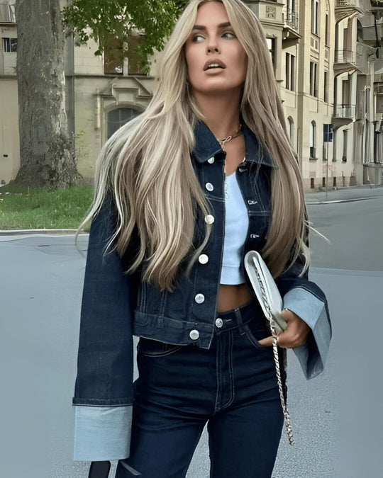Sahari - Damen Tweedeliges Set | Denim, Stilvoll und Komfortabel