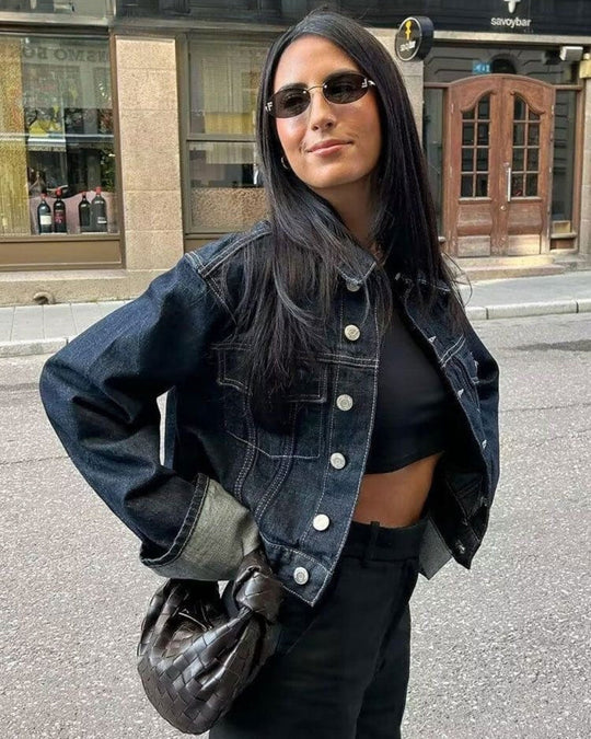 Sahari - Damen Tweedeliges Set | Denim, Stilvoll und Komfortabel
