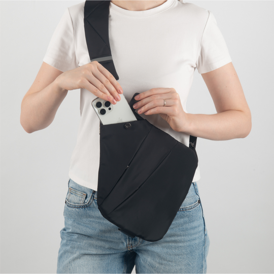 Sahari - Damen Umhängetasche | RFID-Schutz, Wasserabweisend, Schnittfest