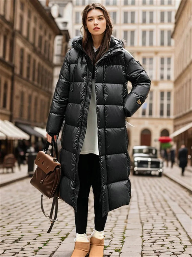 Sahari - Damenjacke | Gewattet, Lange Passform, Warm