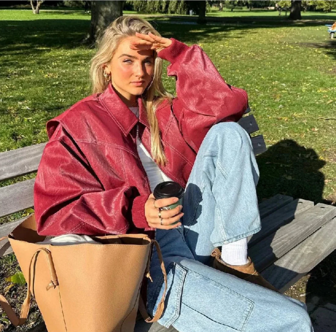 Sahari - Damenjacke | Übergroß, Modern, Kräftige Farbe