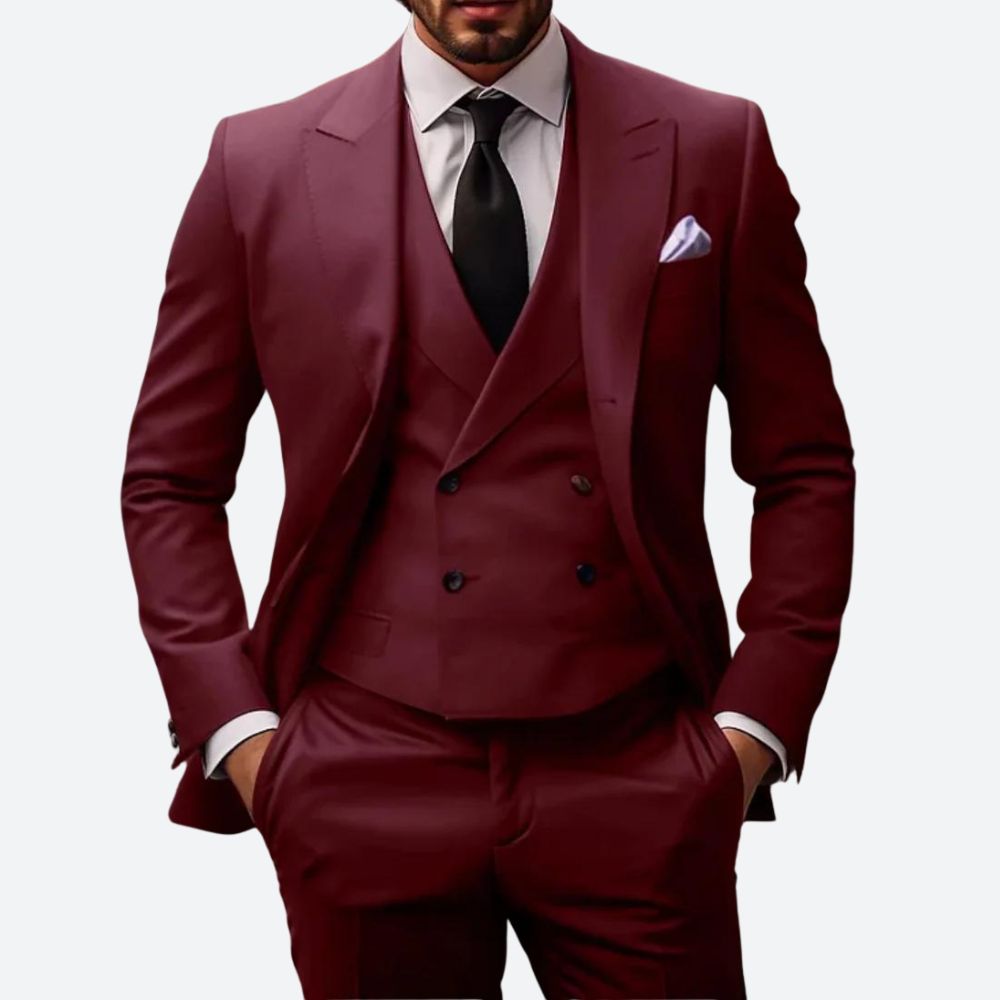 Sahari - Herren Anzug | 3-teilig, Elegante Passform, Zeitloses Design