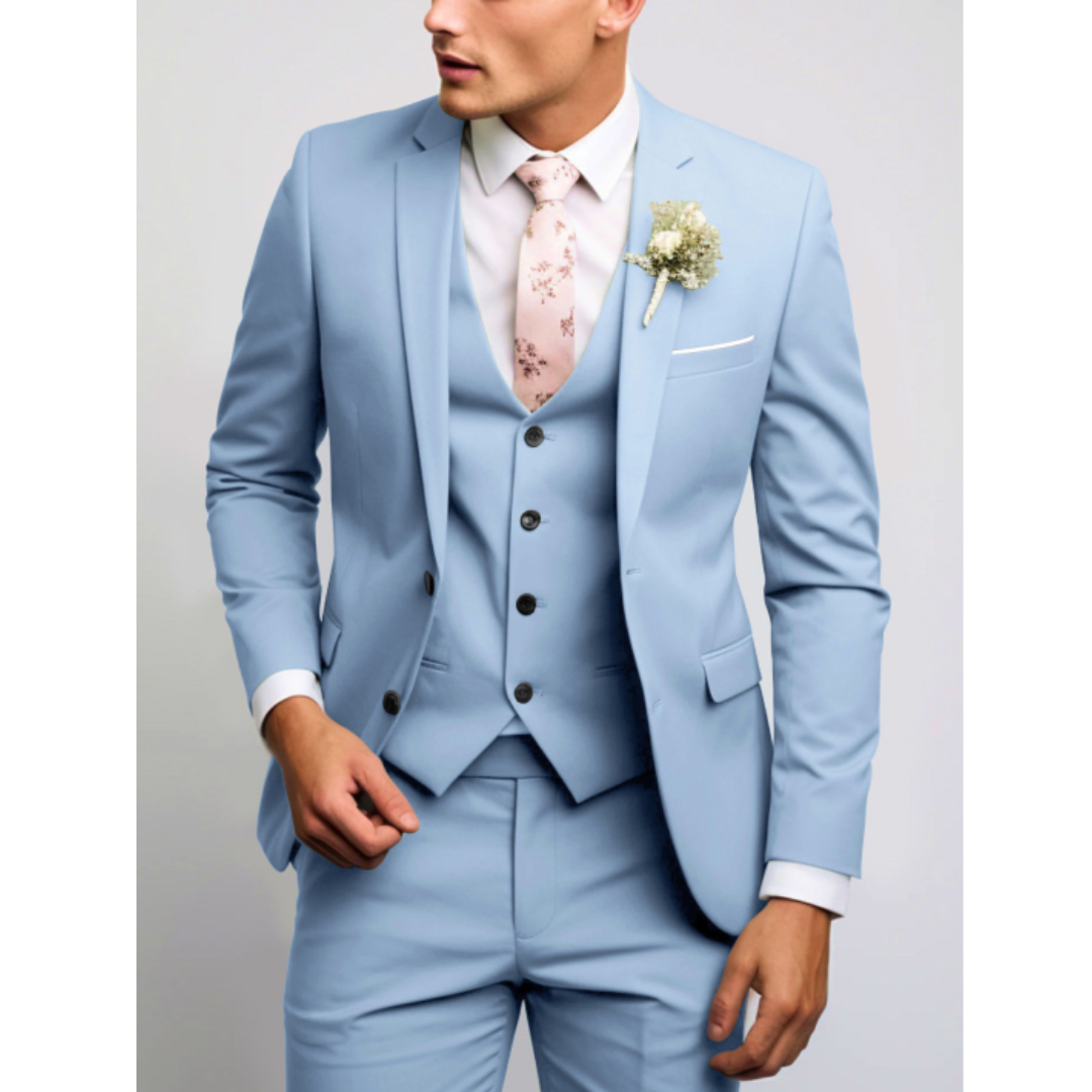 Sahari - Herren Anzug | Slim Fit, Dreiteilig, Modern