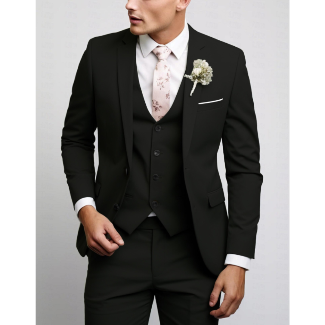 Sahari - Herren Anzug | Slim Fit, Dreiteilig, Modern
