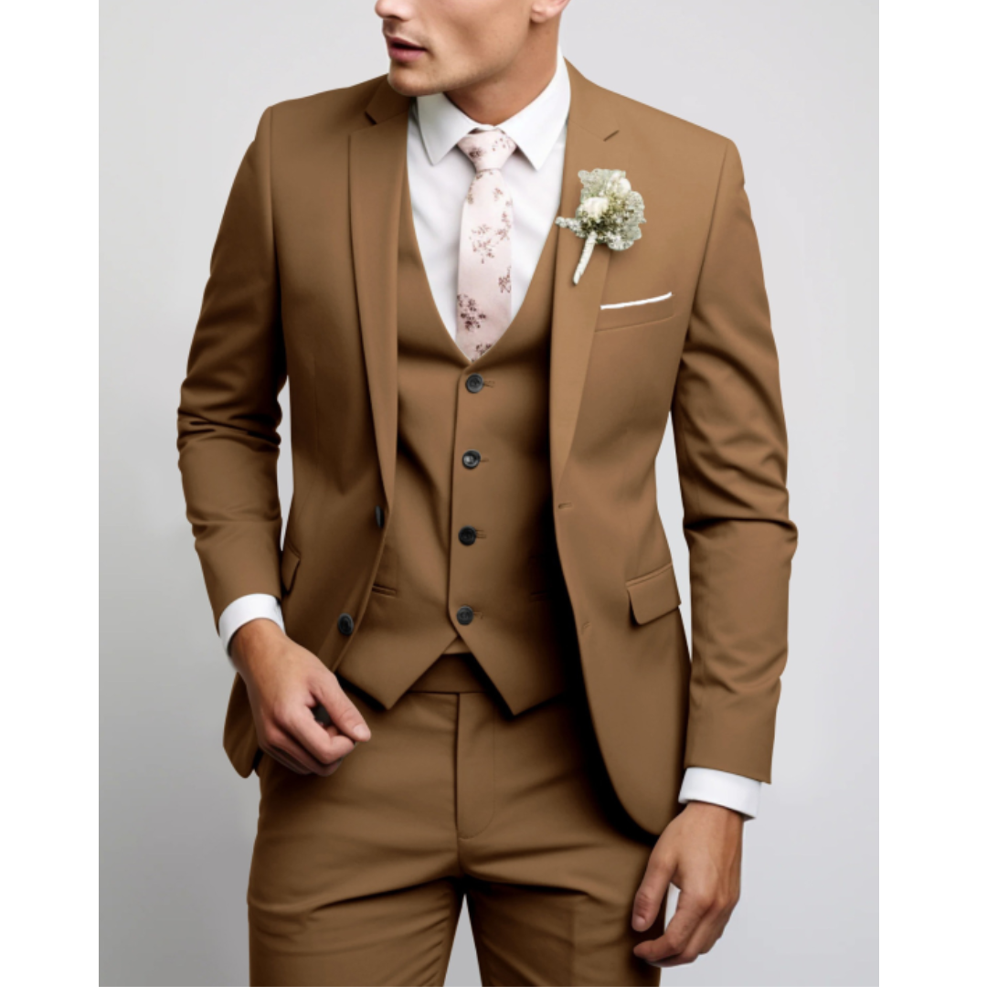 Sahari - Herren Anzug | Slim Fit, Dreiteilig, Modern