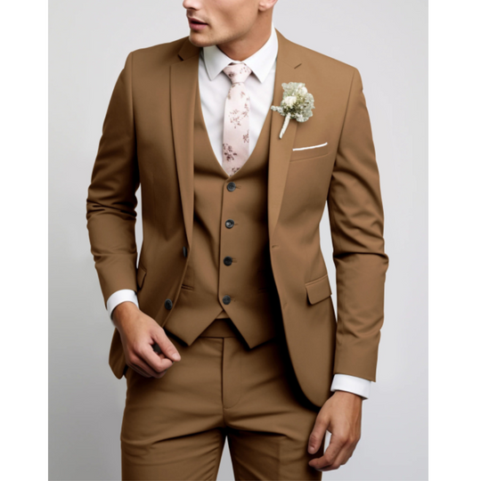 Sahari - Herren Anzug | Slim Fit, Dreiteilig, Modern