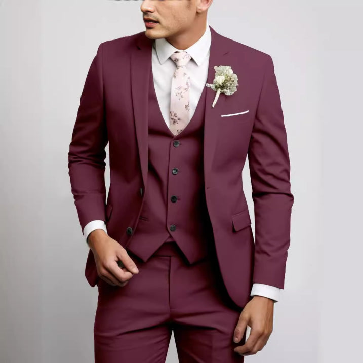 Sahari - Herren Anzug | Slim Fit, Dreiteilig, Modern