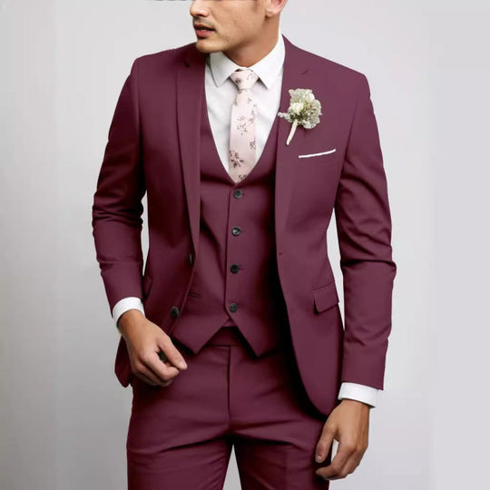 Sahari - Herren Anzug | Slim Fit, Dreiteilig, Modern