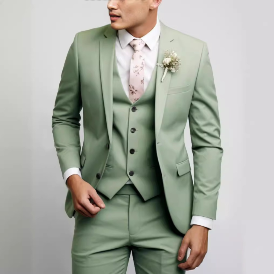 Sahari - Herren Anzug | Slim Fit, Dreiteilig, Modern