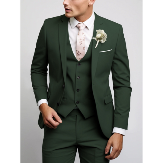 Sahari - Herren Anzug | Slim Fit, Dreiteilig, Modern