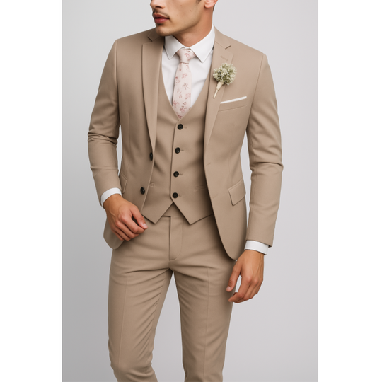 Sahari - Herren Anzug | Slim Fit, Dreiteilig, Modern
