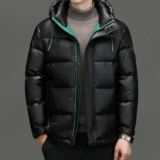 Sahari - Herren Daunenjacke | Klassischer Stil, Mit Kapuze, Wintertauglich