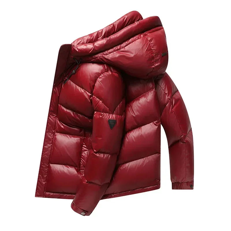 Sahari - Herren Daunenjacke | Klassischer Stil, Mit Kapuze, Wintertauglich