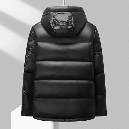 Sahari - Herren Daunenjacke | Klassischer Stil, Mit Kapuze, Wintertauglich