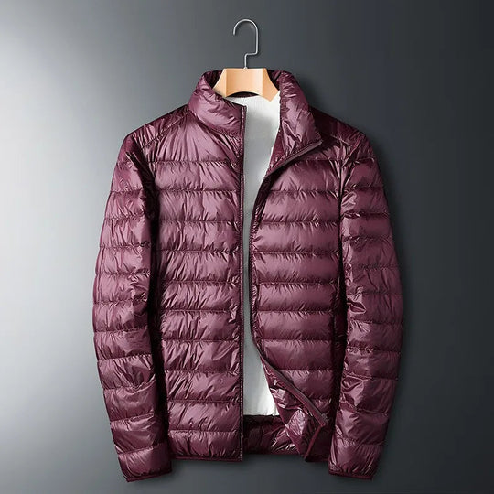 Sahari - Herren Daunenjacke | Stehkragen, Geradliniges Design, Hochwertige Daunenfüllung