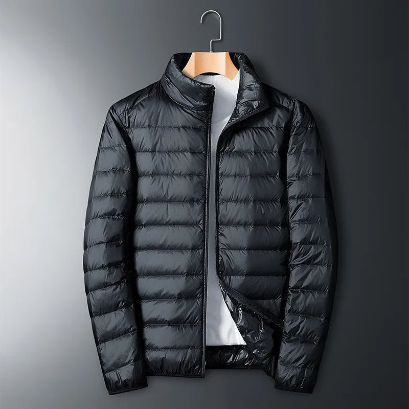 Sahari - Herren Daunenjacke | Stehkragen, Geradliniges Design, Hochwertige Daunenfüllung