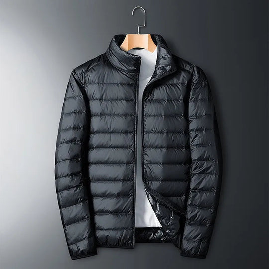 Sahari - Herren Daunenjacke | Stehkragen, Geradliniges Design, Hochwertige Daunenfüllung