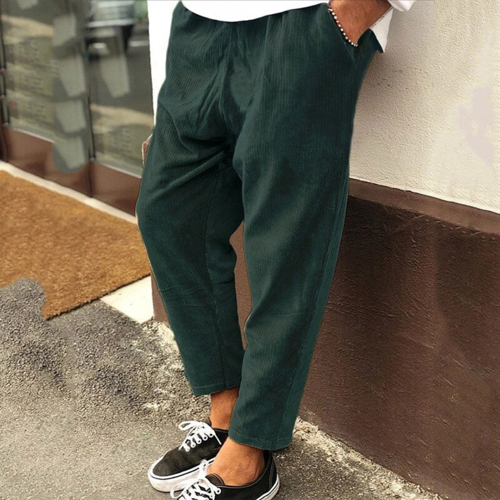 Sahari - Herren Hose | Relaxed Fit, Corduroy, Elastischer Bund