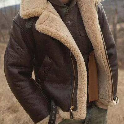Sahari - Herren Jacke | Hochwertiges Schafsleder, Zeitloses Design