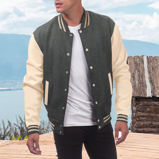 Sahari - Herren Jacke | Sportlich, Hochwertiger Stoff, Kontrastierende Ärmel