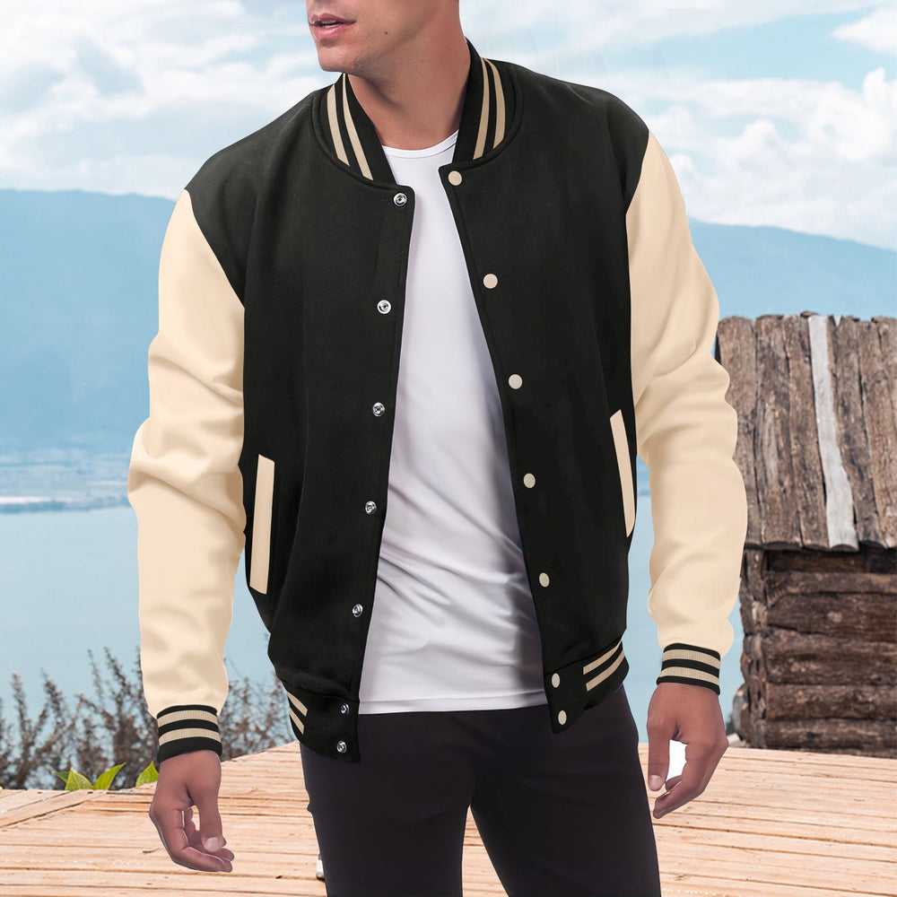 Sahari - Herren Jacke | Sportlich, Hochwertiger Stoff, Kontrastierende Ärmel