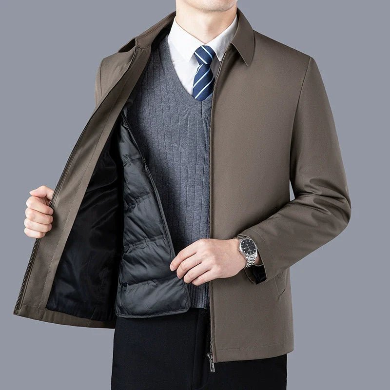 Sahari - Herren Jacke | Strukturierte Passform, Abnehmbare Fütterung