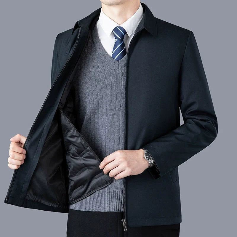 Sahari - Herren Jacke | Strukturierte Passform, Abnehmbare Fütterung