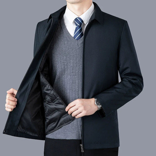 Sahari - Herren Jacke | Strukturierte Passform, Abnehmbare Fütterung