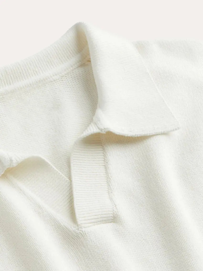 Sahari - Herren Poloshirt | Hochwertige Wolle, Lange Ärmel