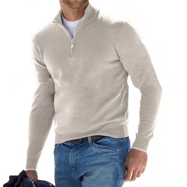 Sahari - Herren Pullover | V-Hals, Baumwollmix, Regular Fit