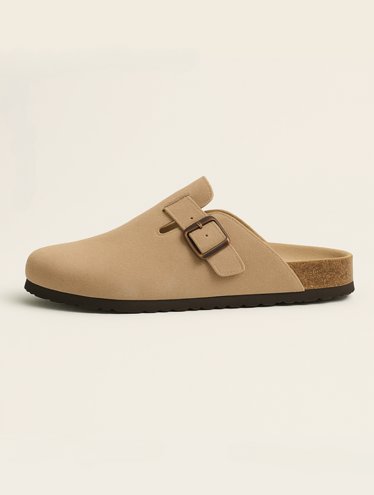 Sahari - Herren Slipper | Suède, Ergonomisches Fußbett, Bequem, Slip-On