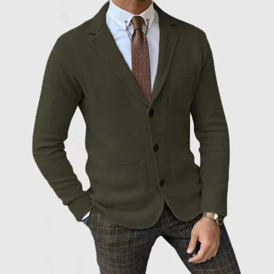 Sahari - Herren Strickblazer | Luxuriös, Atmungsaktiv, Eleganter Schnitt