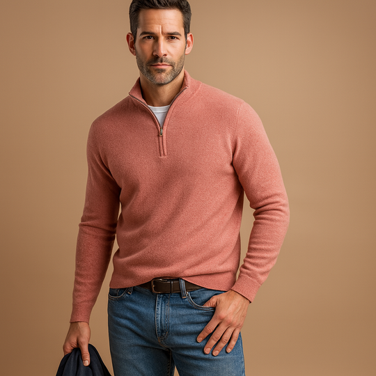 Sahari - Herren Pullover | Komfortabel, Vielseitig, Mit Reißverschluss