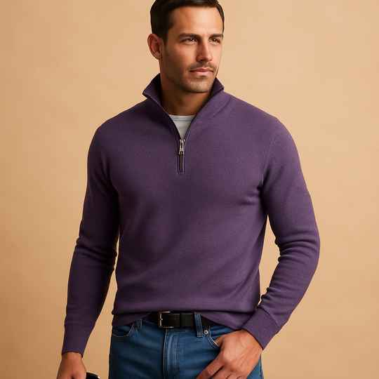 Sahari - Herren Pullover | Komfortabel, Vielseitig, Mit Reißverschluss
