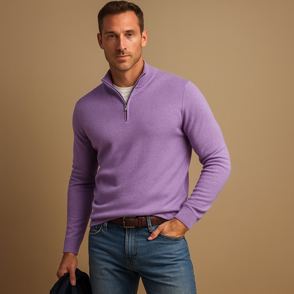 Sahari - Herren Pullover | Komfortabel, Vielseitig, Mit Reißverschluss