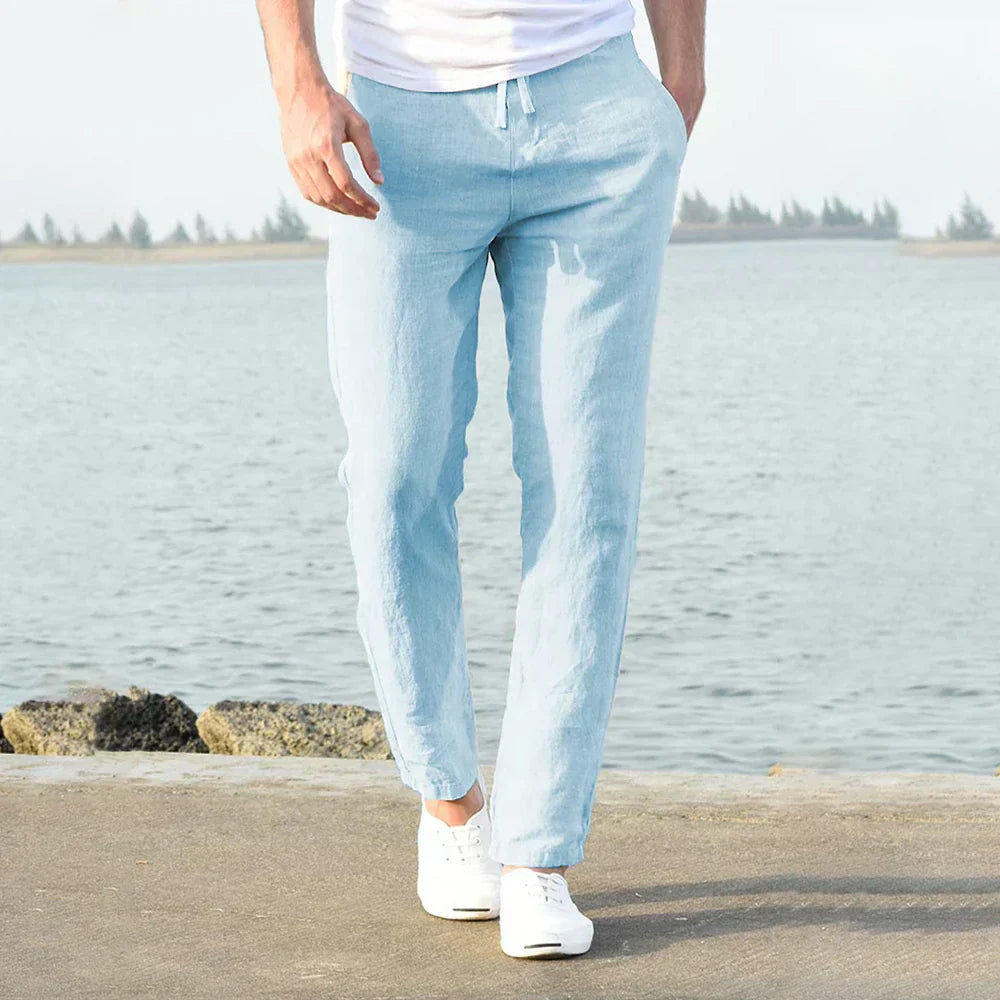 Sahari – Luftige Leinenhose für Herren