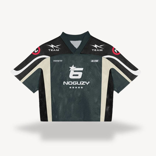 Sahari – Retro-Fußballshirt mit Vintage-Print